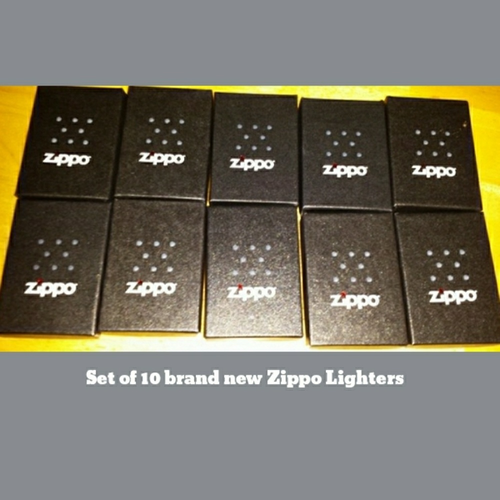 Set of 10 Zippos - Make me an offer!!